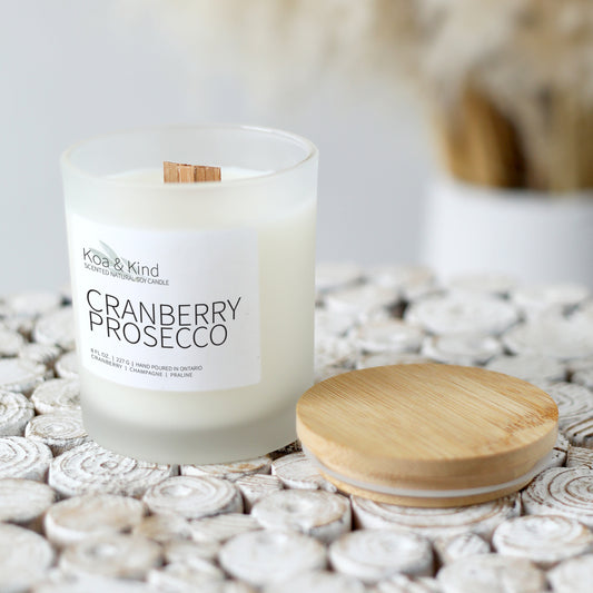 Cranberry Prosecco Scented Soy Candle