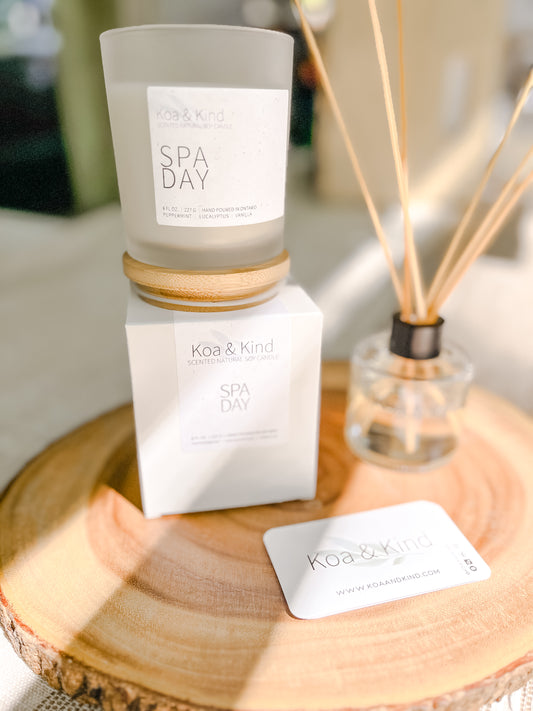 Spa Day Scented Soy Candle