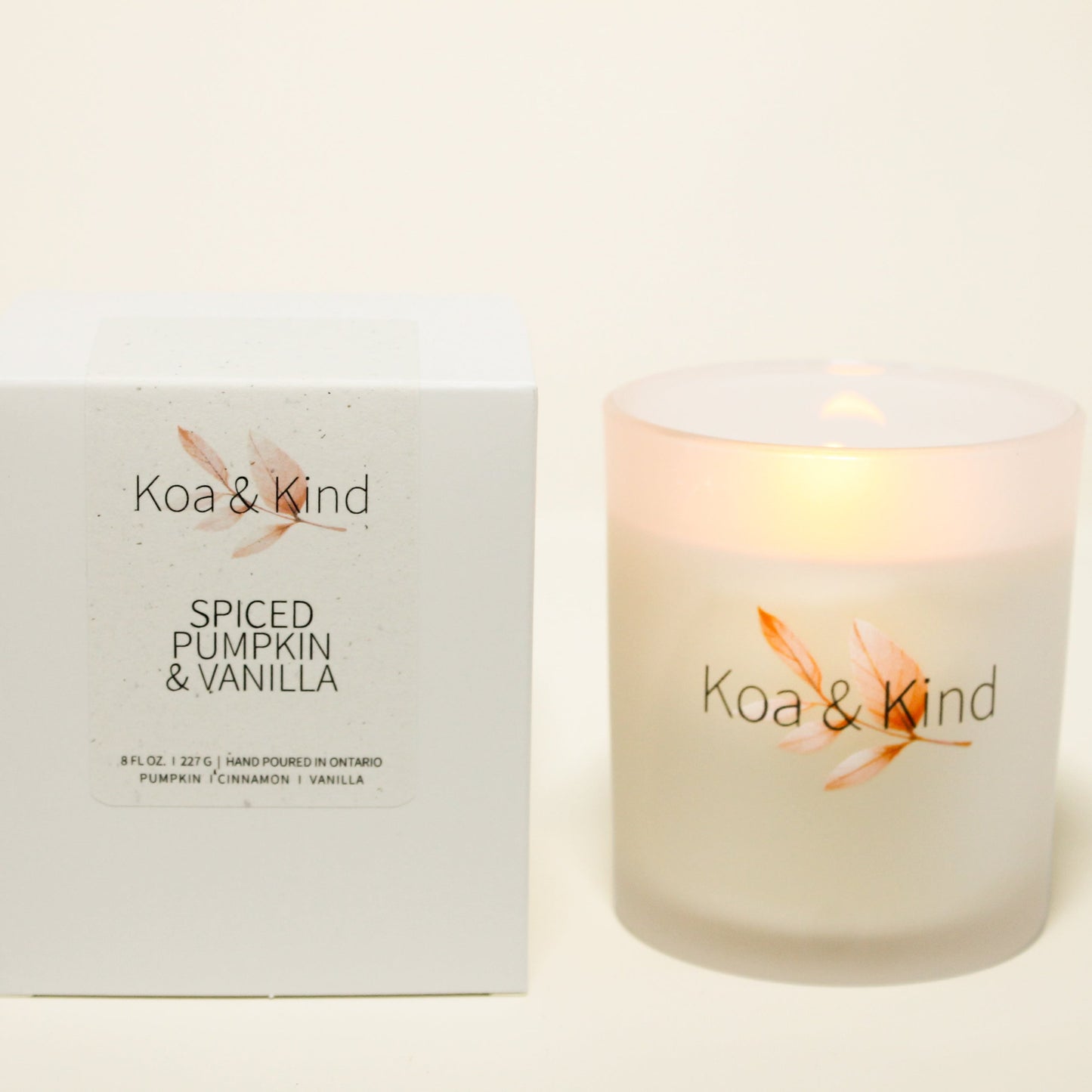 Spiced Pumpkin & Vanilla Candle