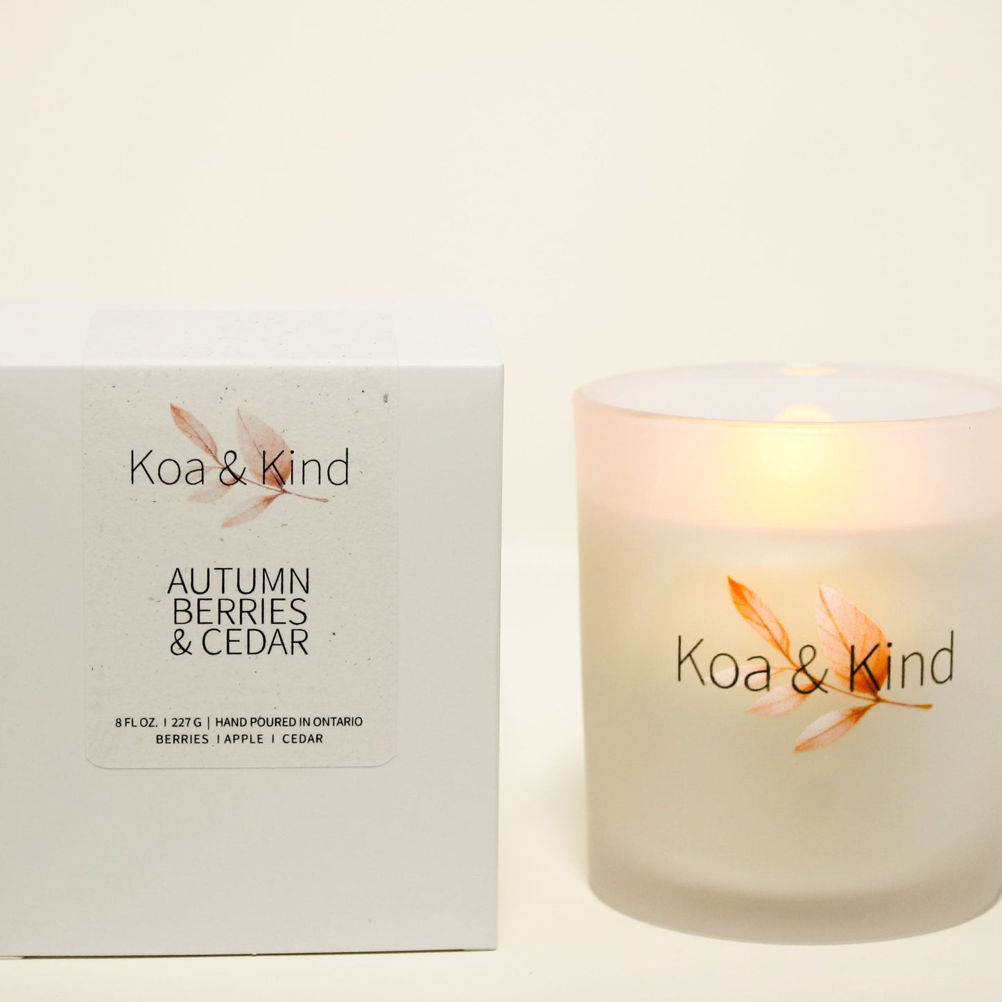 Autumn Berries & Cedar Candle
