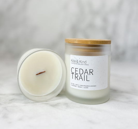 Cedar Trail Scented Soy Candle