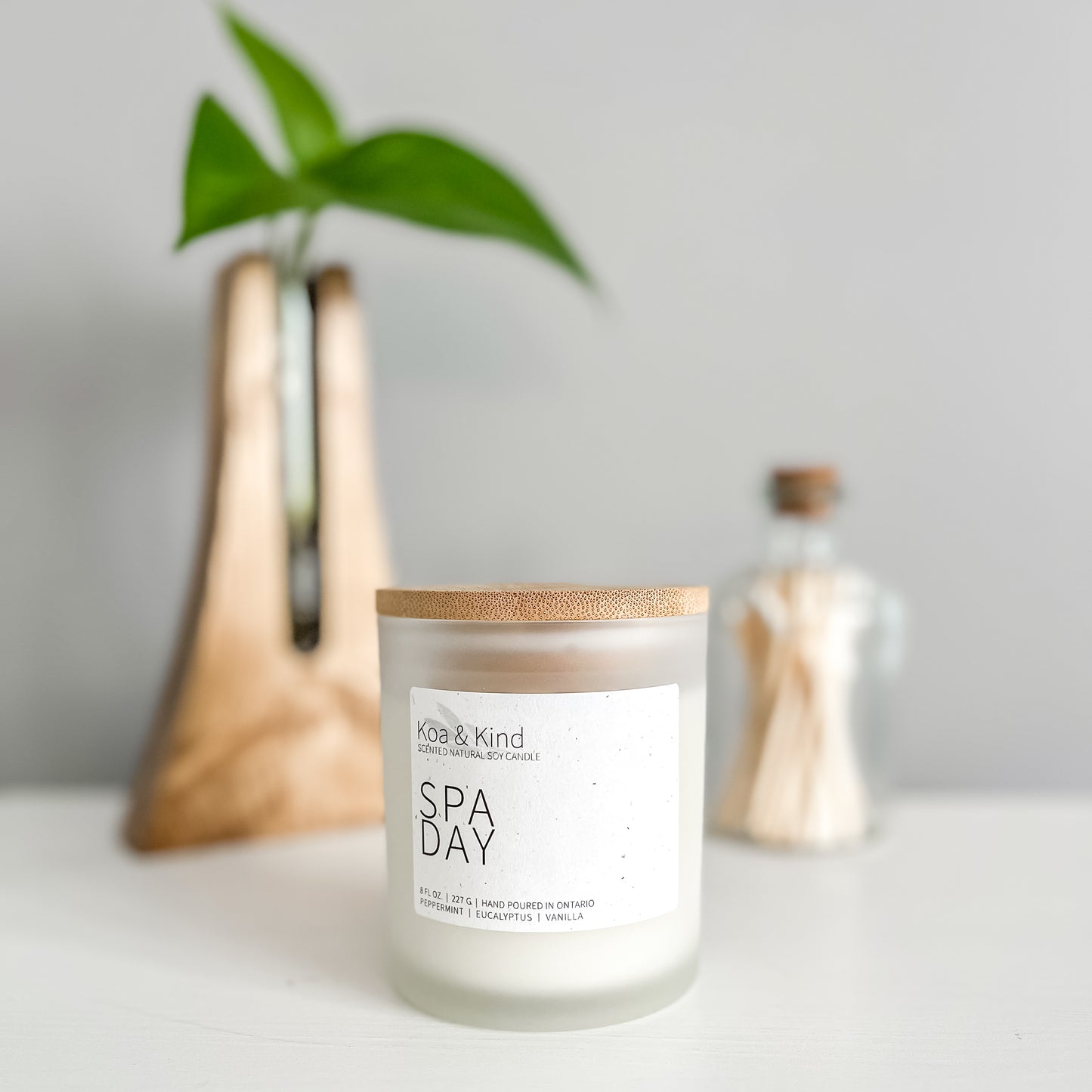 Spa Day Scented Soy Candle