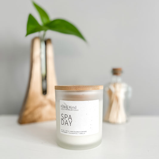 Spa Day Scented Soy Candle