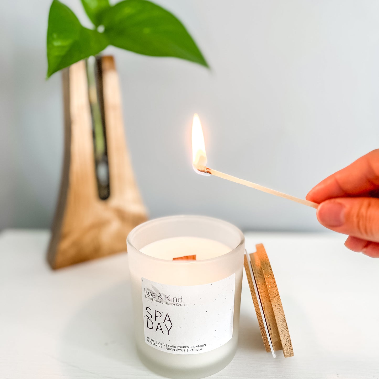 Spa Day Scented Soy Candle