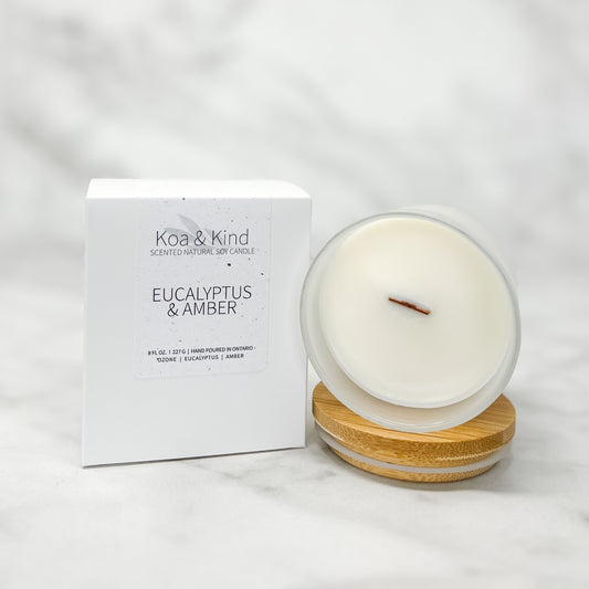 Eucalyptus & Amber Candle