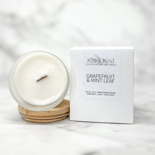 Grapefruit & Mint Leaf Candle