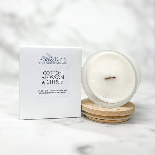 Cotton Blossom & Citrus Candle