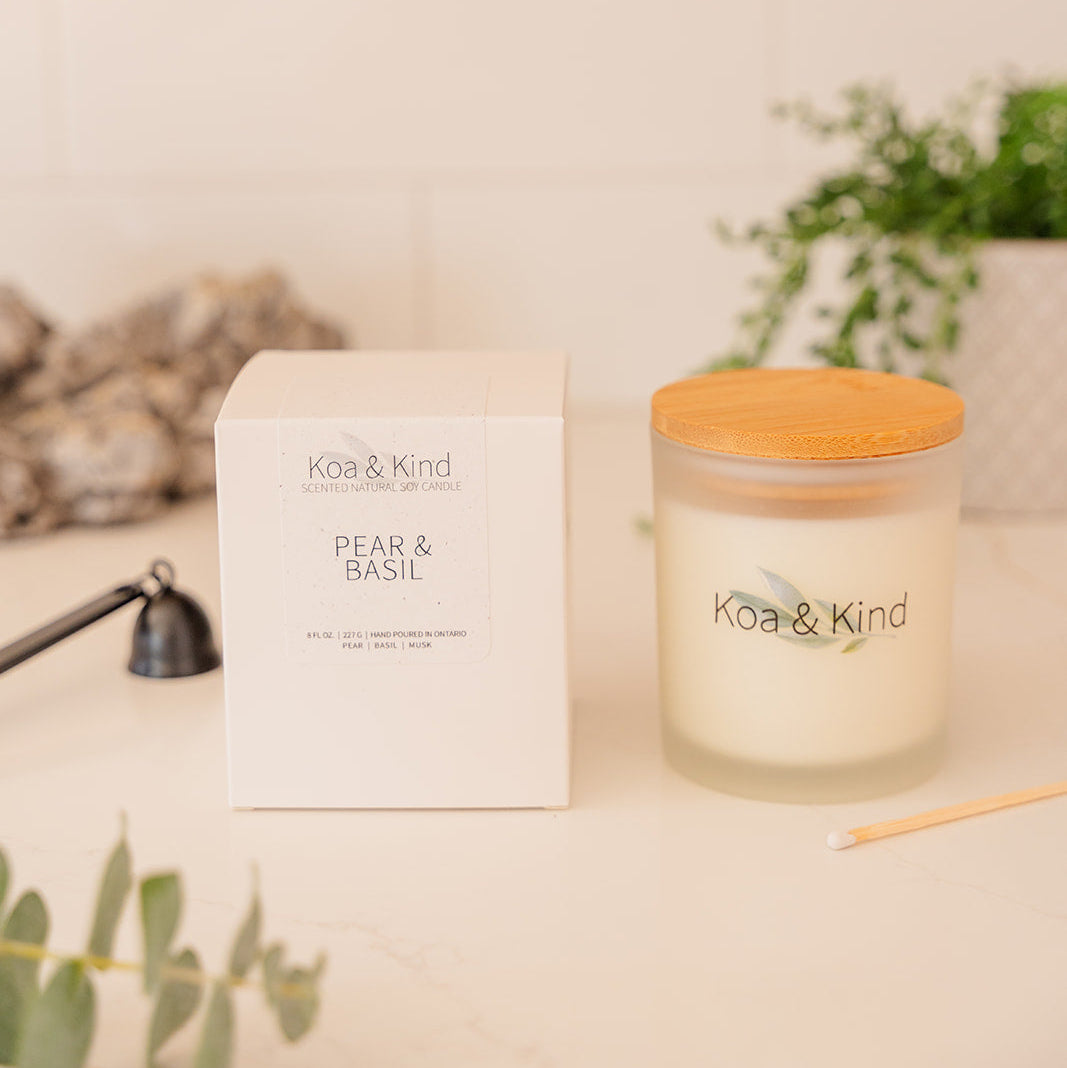 Pear & Basil Candle