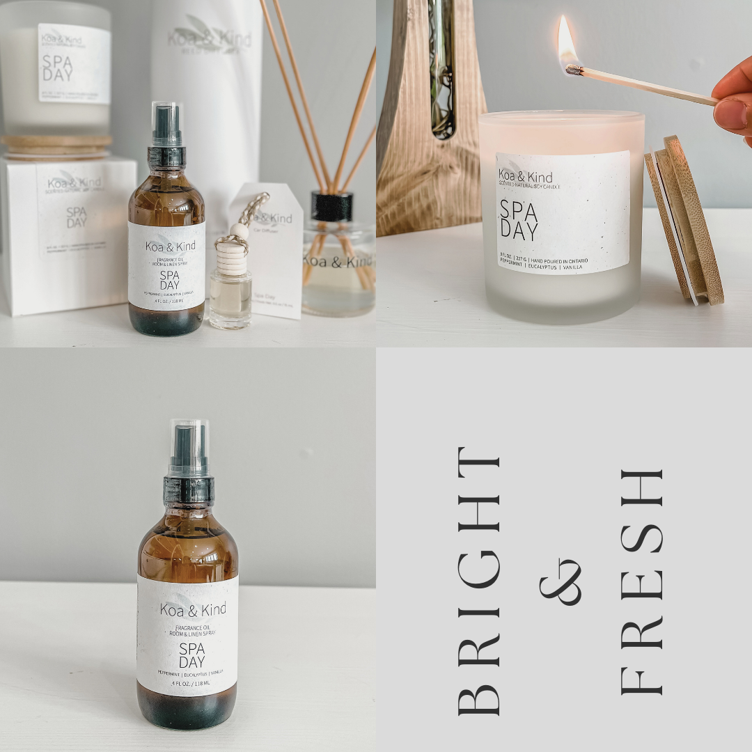 Spa Day Scented Soy Candle