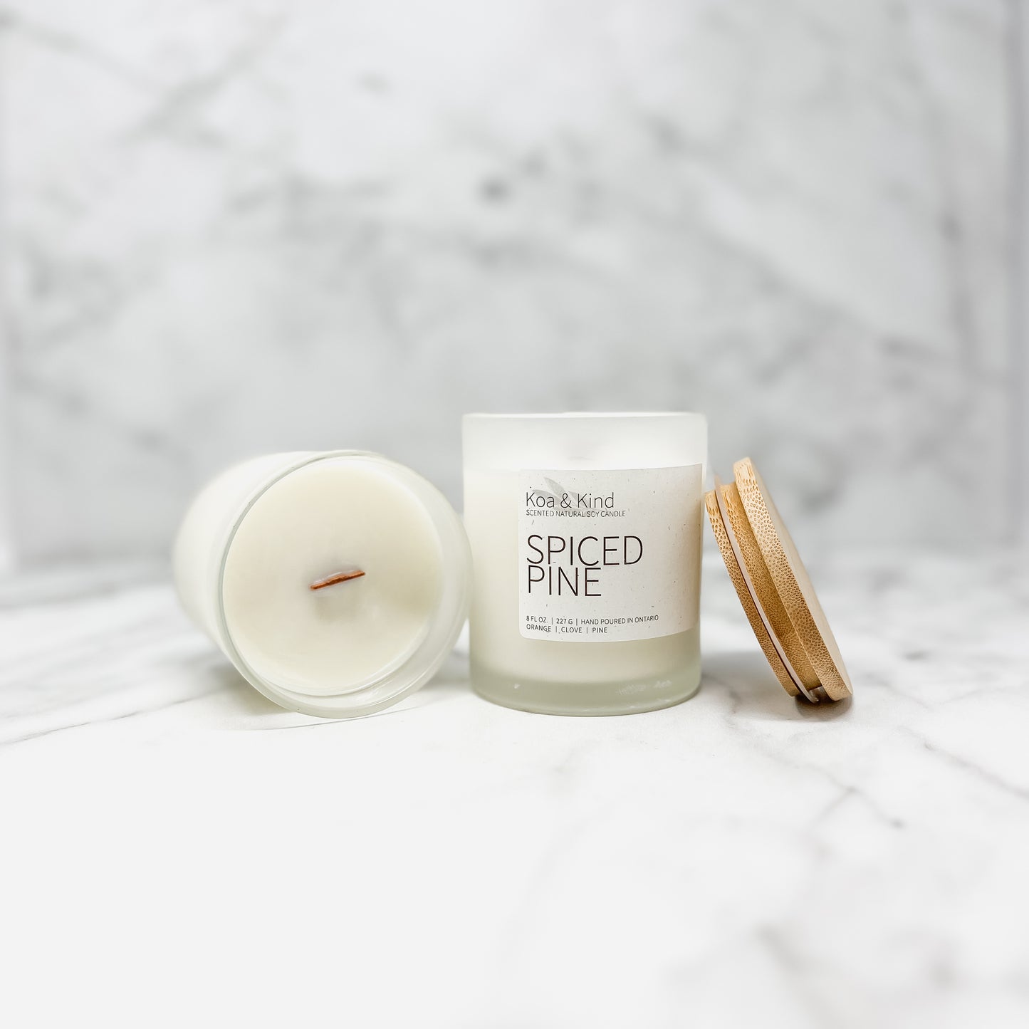 Spiced Pine Scented Soy Candle